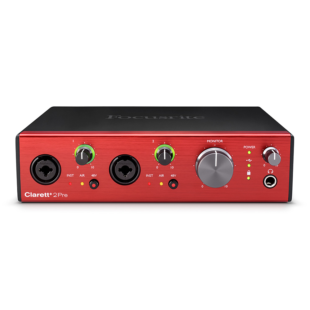 Focusrite Clarett+ 2Pre｜ミュージックランドKEY