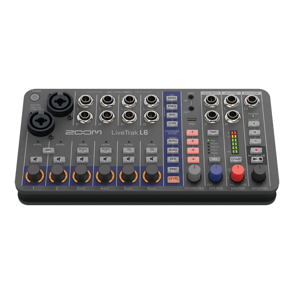 ZOOM LiveTrak L6｜ミュージックランドKEY