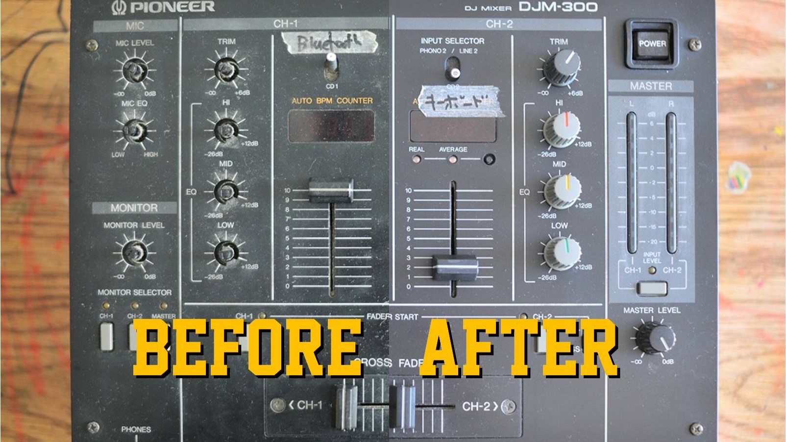 DJミキサーの大掃除をした話｜やり方解説 | 別館ベニテングダケ.com