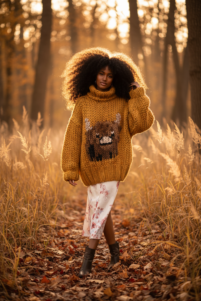 Chunky Knit Sweaters Cardigans Hand Knit Knitwear Ready to Wear