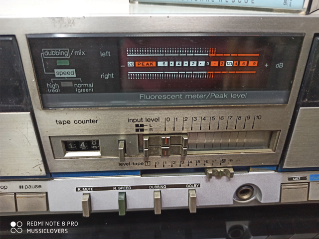 Buy Vintage RARE TECHNICS RS-M222 VINTAGE TAPE DECK @ MUSSICLOVERS