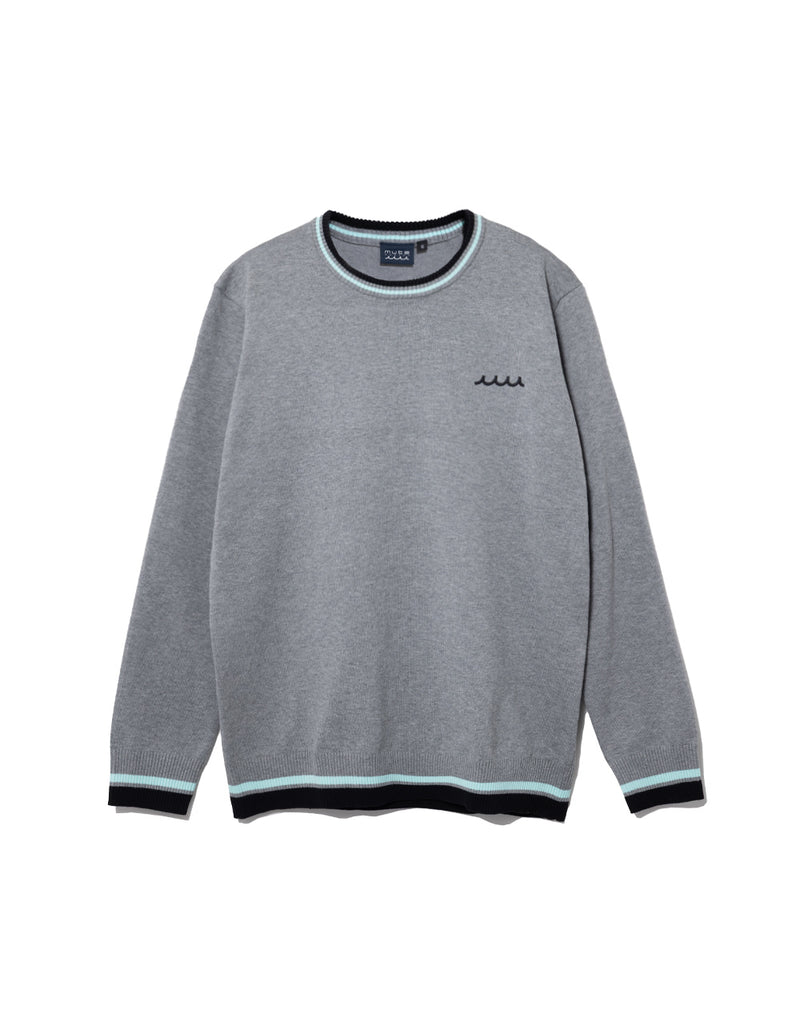 バイカラー クルーネックセーター [全3色] – muta Online Store