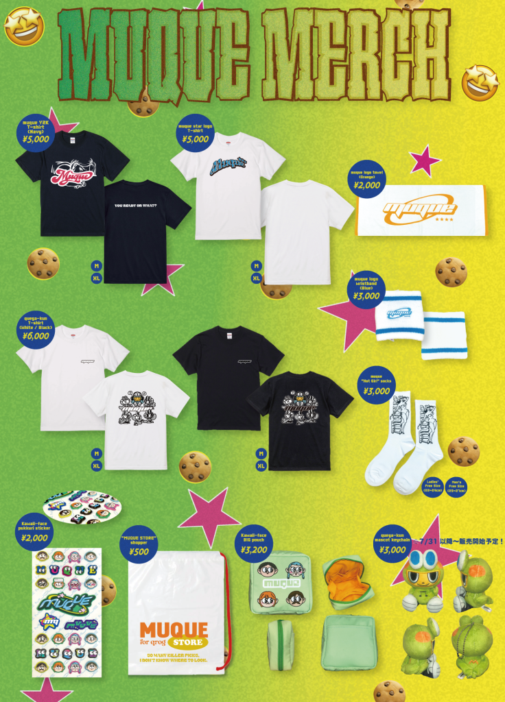 MERCH】NEW MERCH販売決定！ | muque Official Web Site