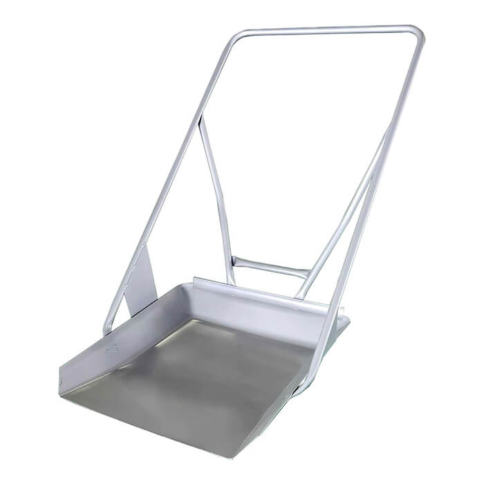 ステンレス 強靭 平型スノーダンプ キック＆補強板付 ※注文時システム