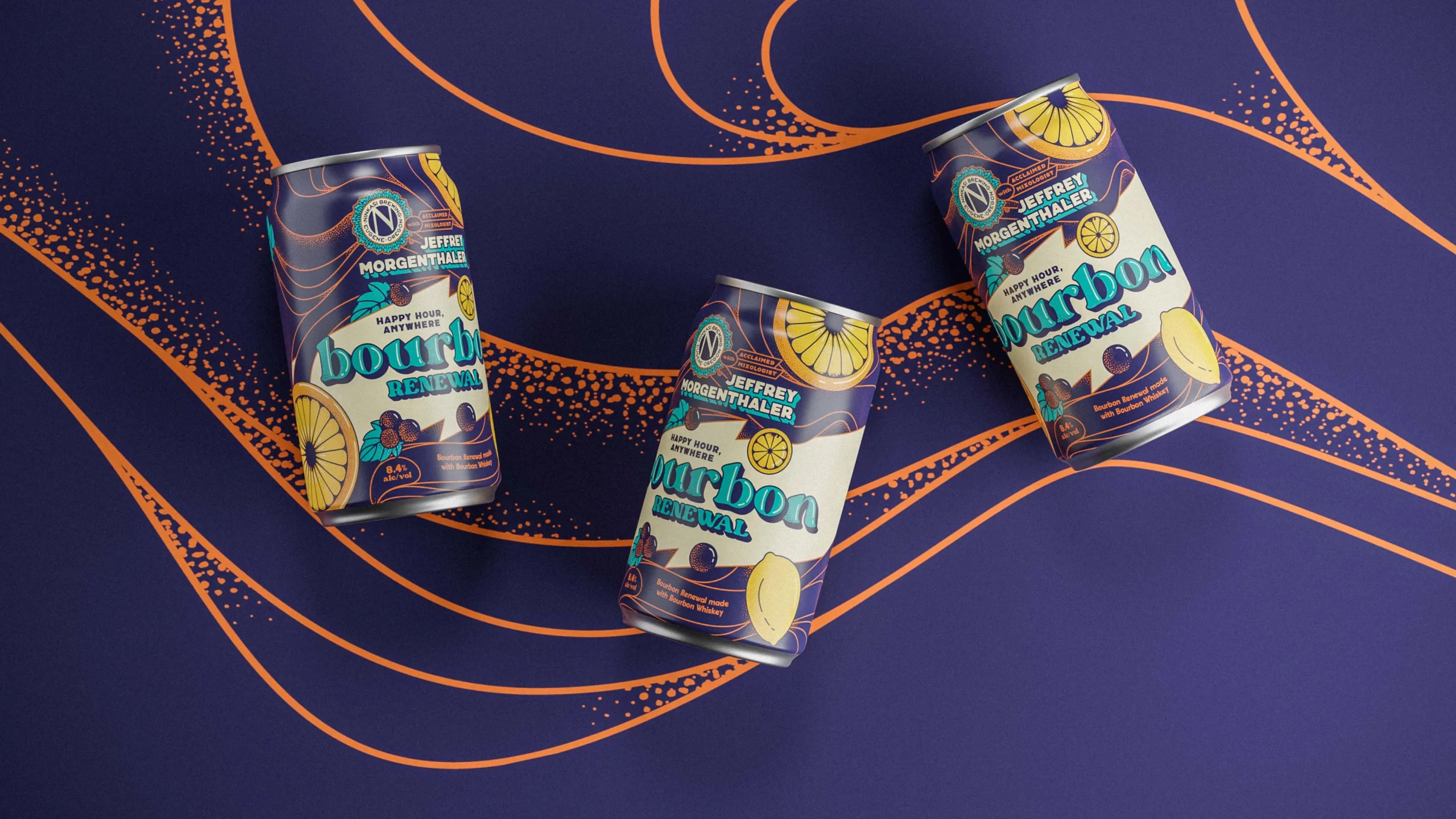 Ninkasi Canned Cocktails Brand Design, Packaging, & Website Work