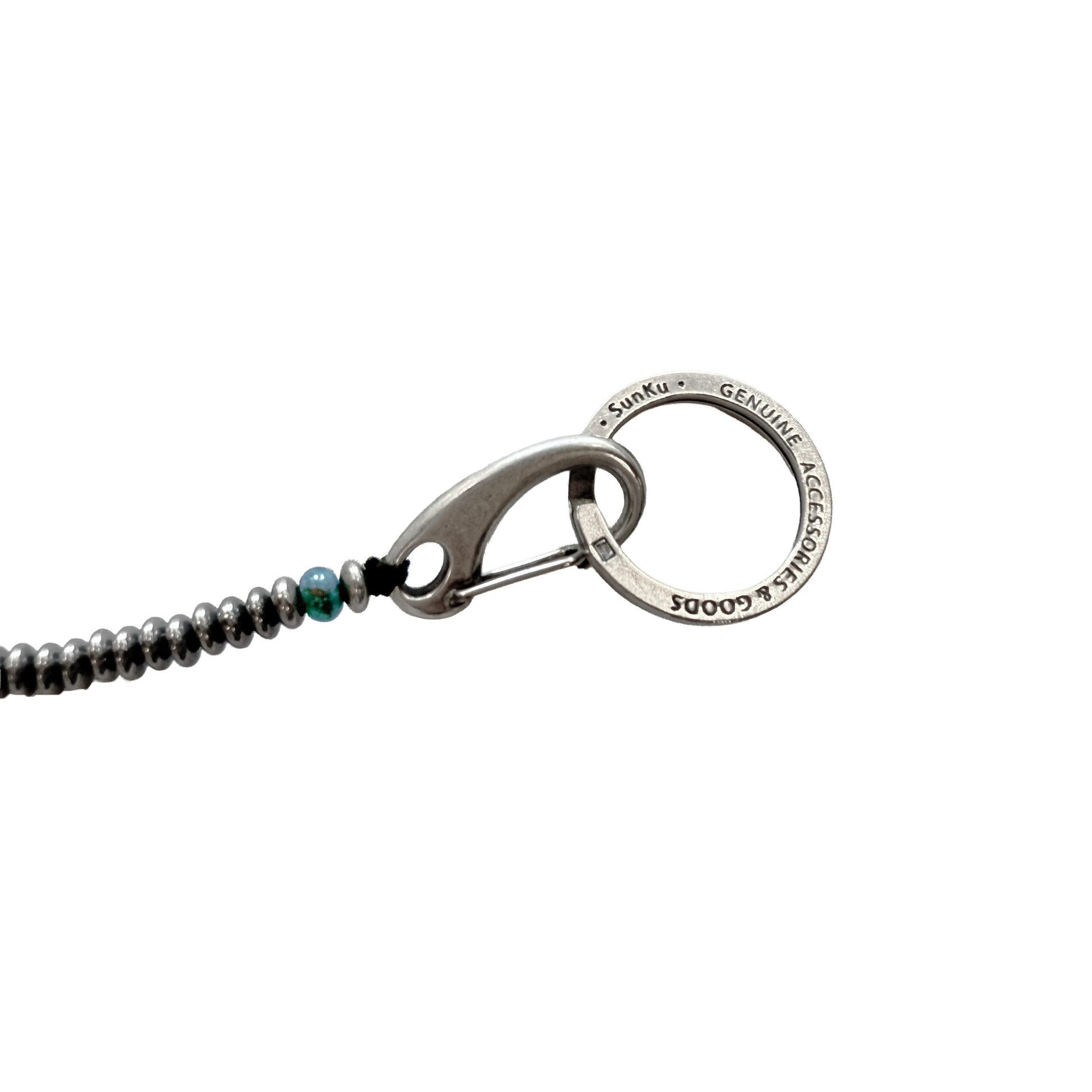 MUZE TURQUOISE LABEL × SunKu -【×SunKu BEADS WALLET STRAP(SILVER