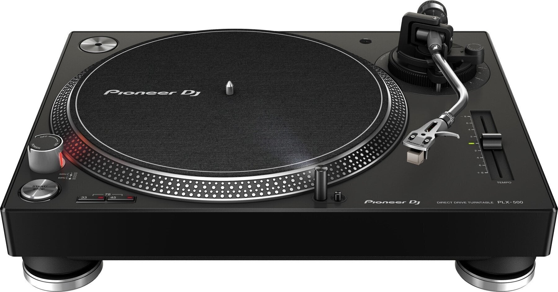 Pioneer Dj PLX-500 Black DJ Turntable - Muziker