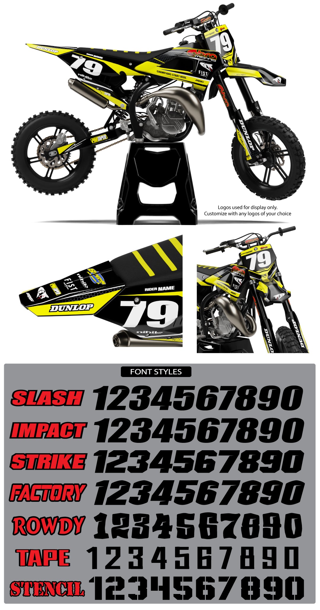 Cobra Race Graphic Kit – MX Graphics