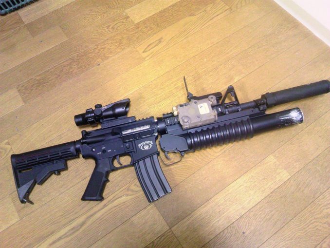 M4A1が完成したからアクセサリーを色々装着してみた