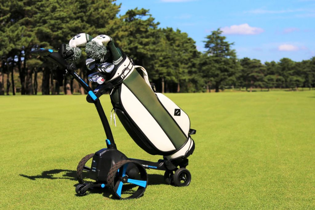 ゴルフの原点「歩き」のすすめ。大平洋C八千代Cの電動手押しカートが