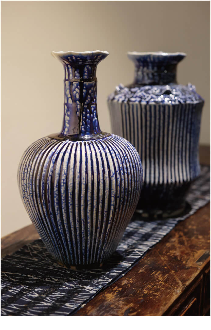 ビンテージ民藝】濱田庄司 鉄釉花瓶 角瓶/益子焼 ビンテージ民藝】濱田