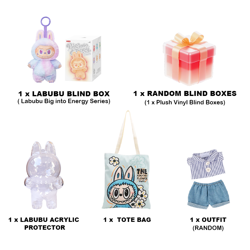 Labubu Big into Energy Lucky Bag 100% Authentic – MYFUNITY