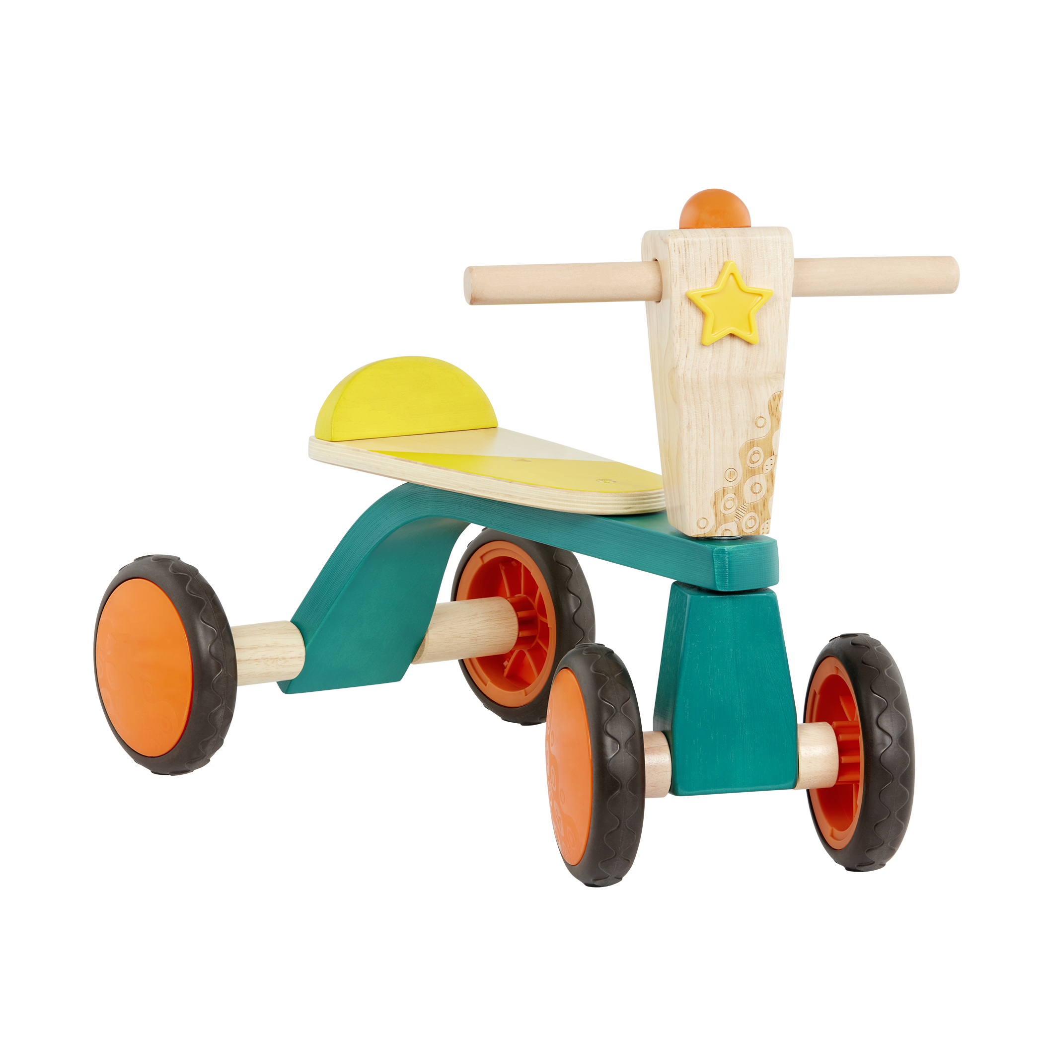 Smooth Rider | Wooden Toddler Bike | B. toys