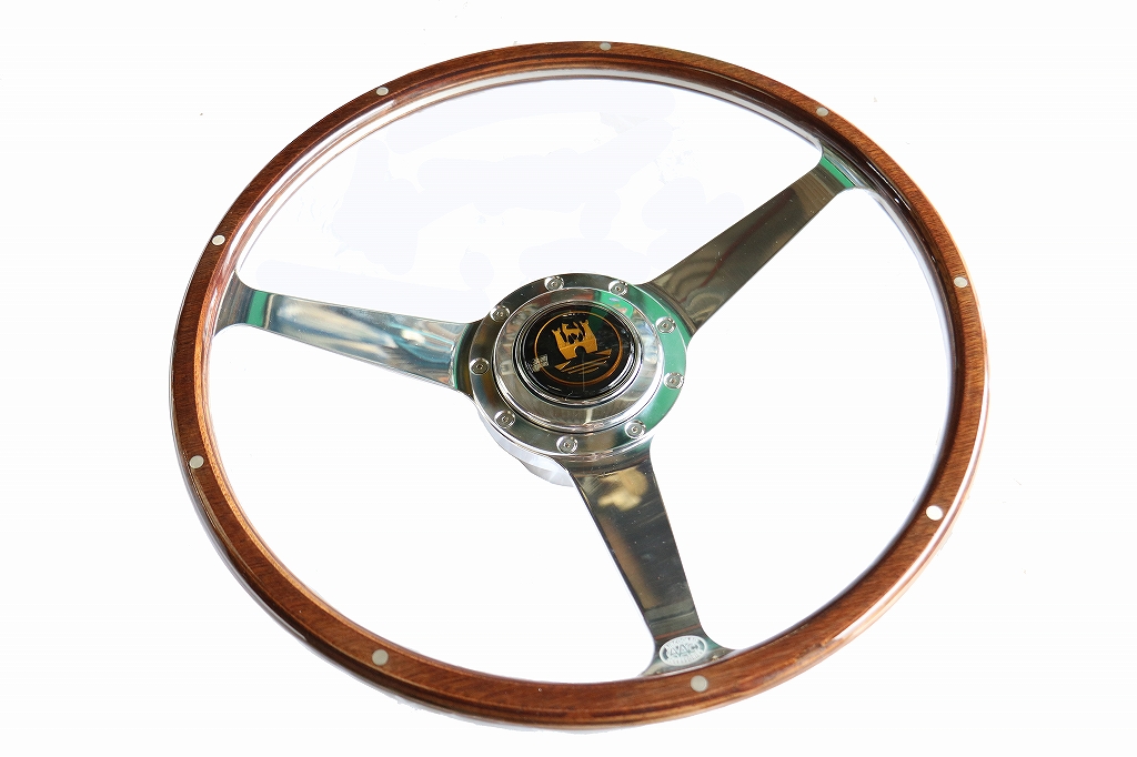 AAC WOLFSBURGウッドステアリング w/ボス&ホーンボタン T-2 1968～1973