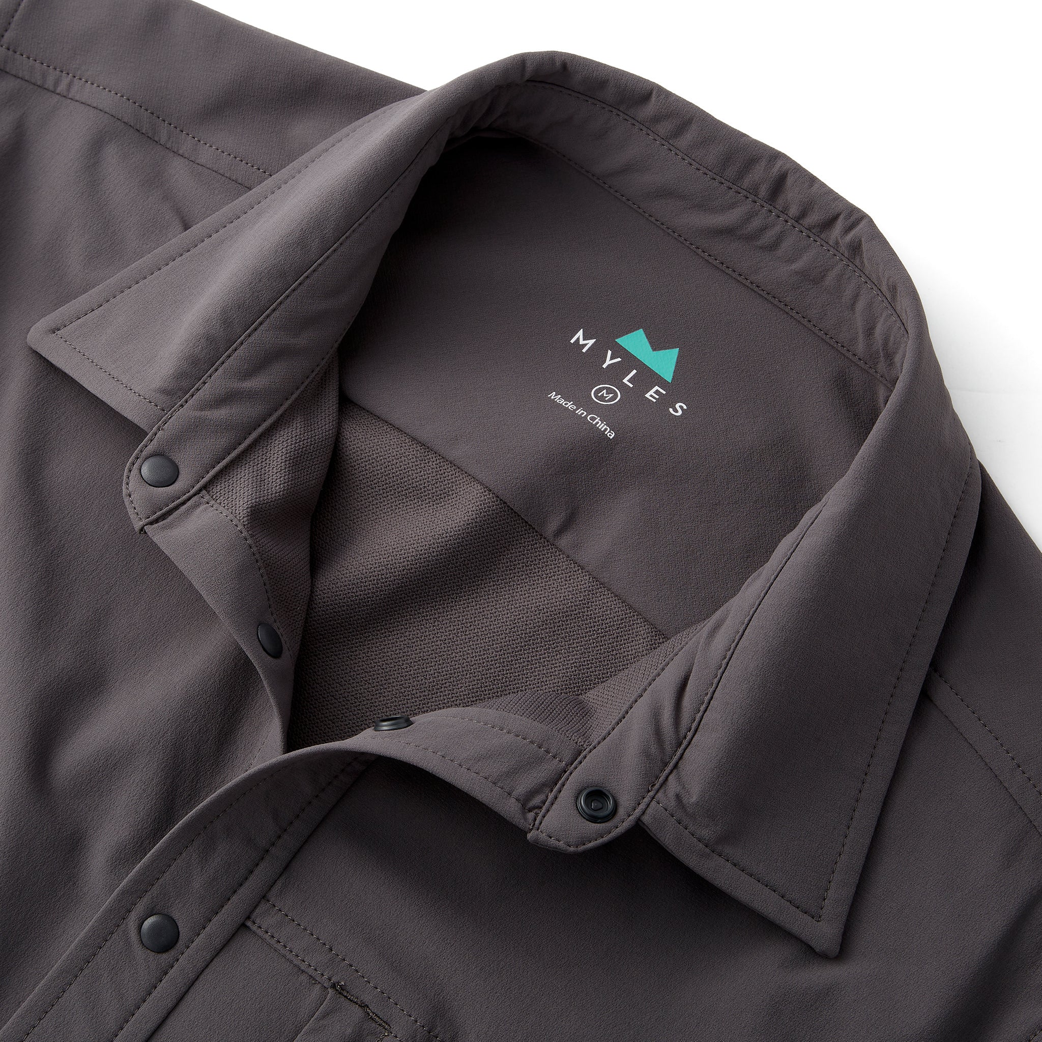 Everyday Overshirt in Graphite | Men's Technical Button-up | Myles