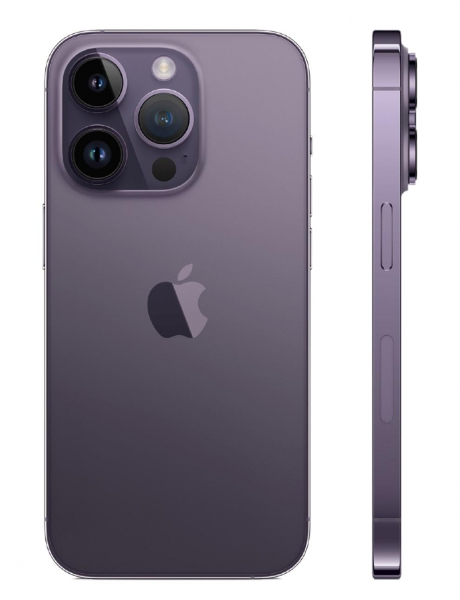 iPhone 14pro 256gb SIMフリー ディープパープル レンタル] Apple