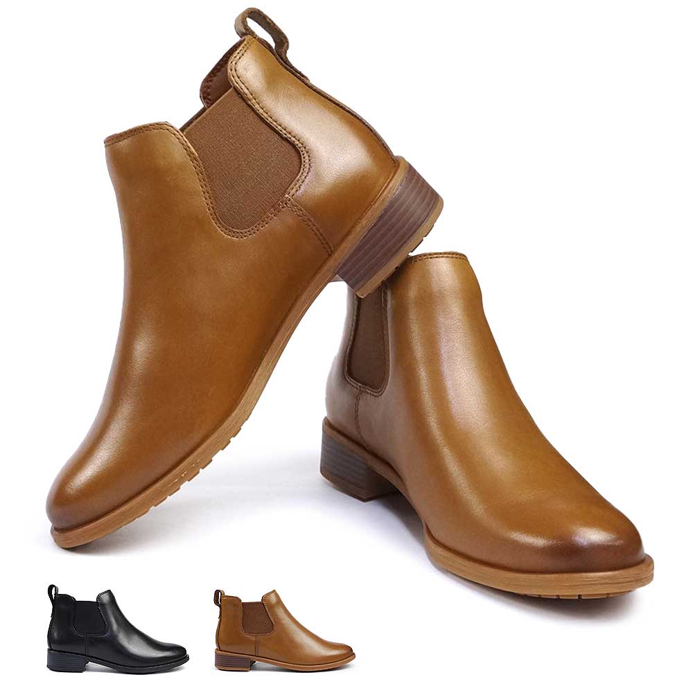 クラークス レディース サイドゴアブーツ ハビシャムトップ ショート