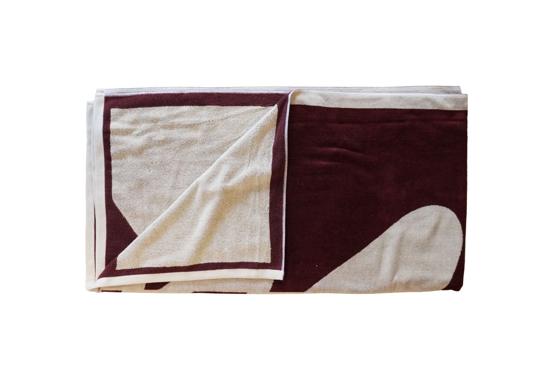 TOWEL BLANKET : I am new wave / wine red – MYTONE