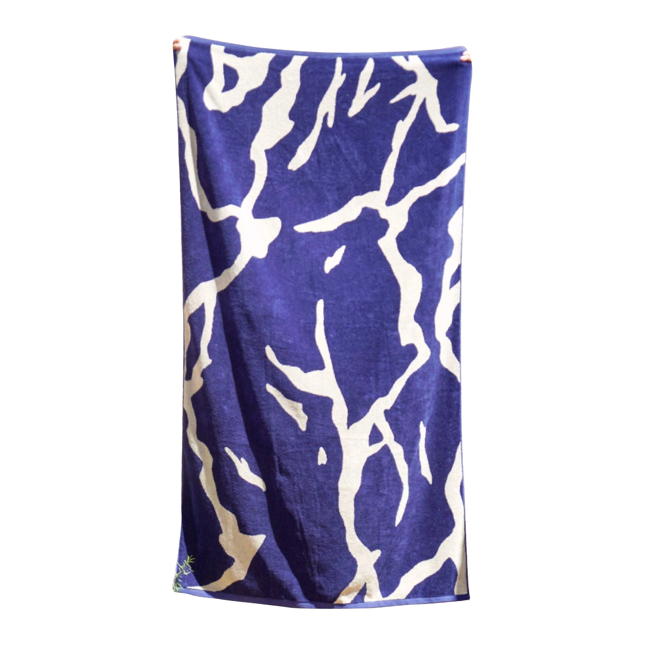 TOWEL BLANKET : Thunder in the dark / blue – MYTONE