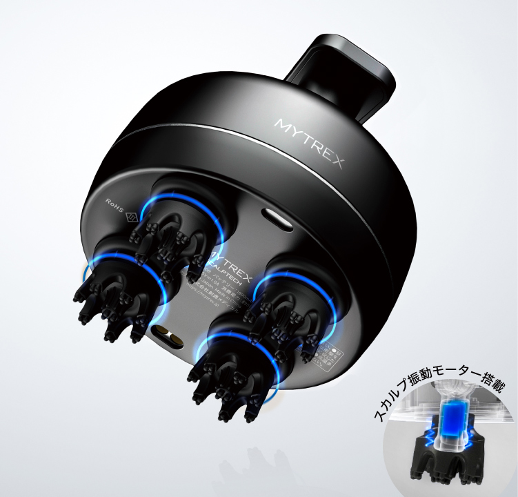 MYTREX SCALPTECH 頭皮マッサージ器 MYTREX SCALPTECH 頭皮マッサージ