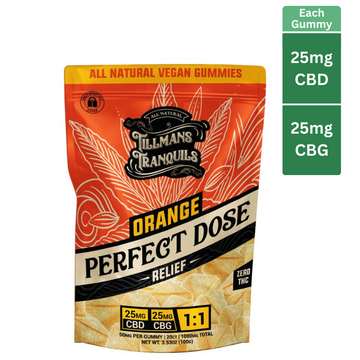 Orange CBD + CBG Gummies 1:1 | Best CBG Gummies For Pain – MPC