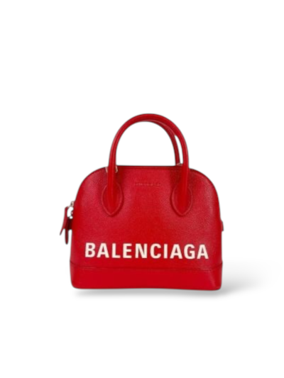 Balenciaga Ville Top Handle Bag Red XS | Myzah