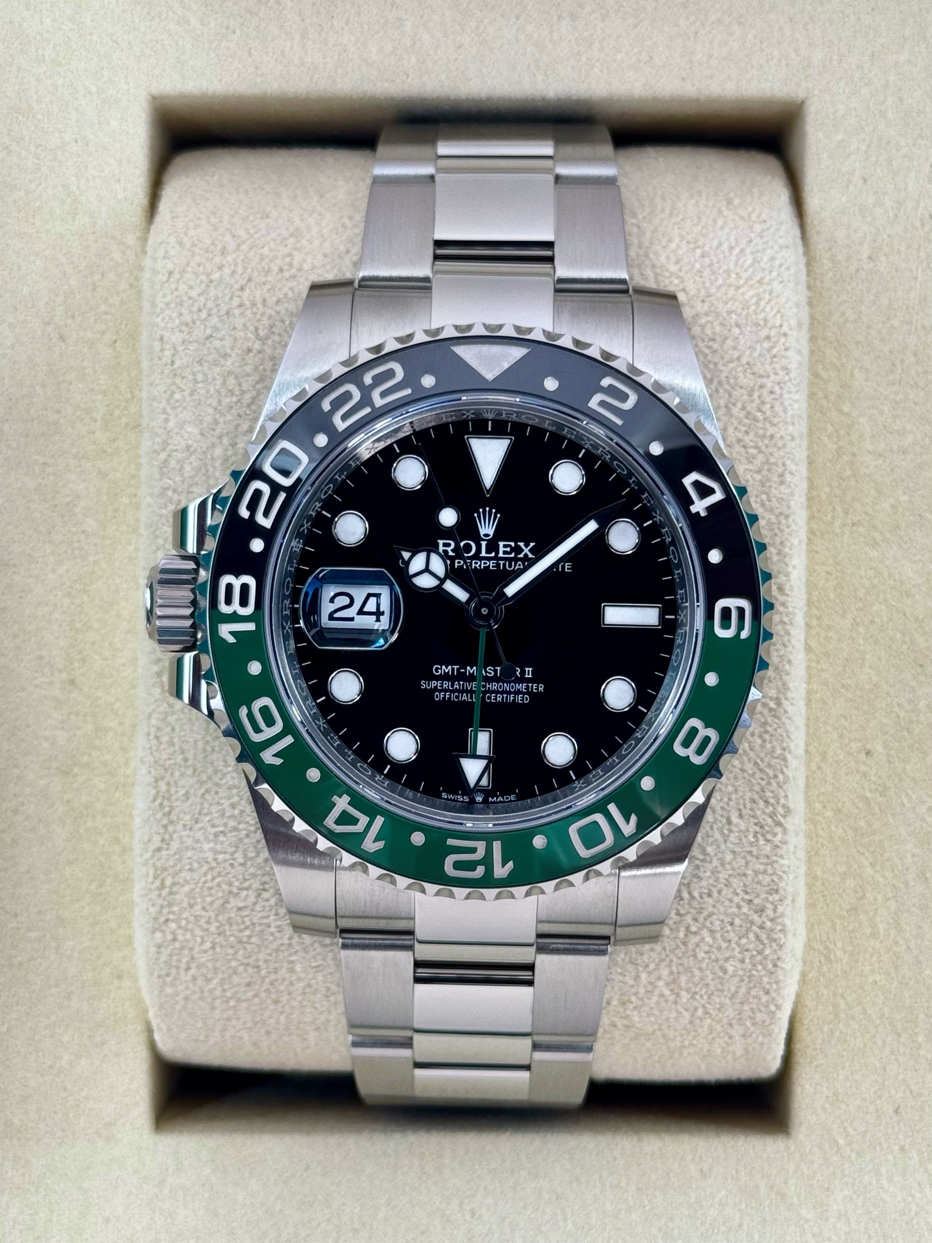 2025 Rolex GMT-Master II “Sprite” 40mm 126720VTNR Oyster