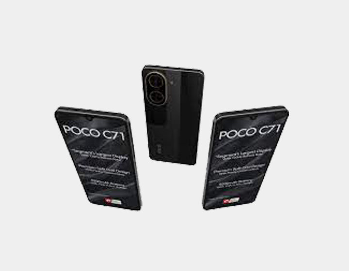 Xiaomi Poco C71 4G 128GB ROM 4GB RAM Dual SIM GSM Unlocked - Black