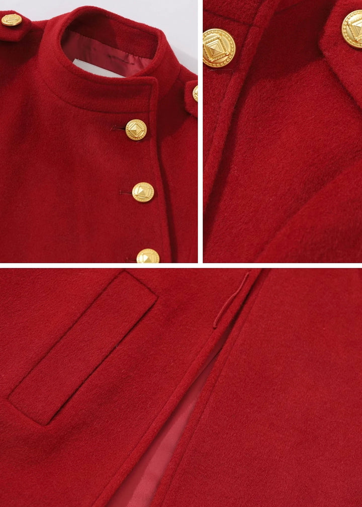 N.FRAME/エヌフレーム】ゴールド釦クラシックケープコート – N FRAME