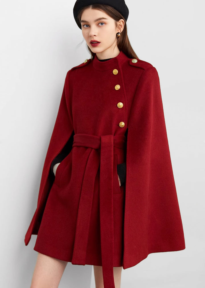 N.FRAME/エヌフレーム】ゴールド釦クラシックケープコート – N FRAME