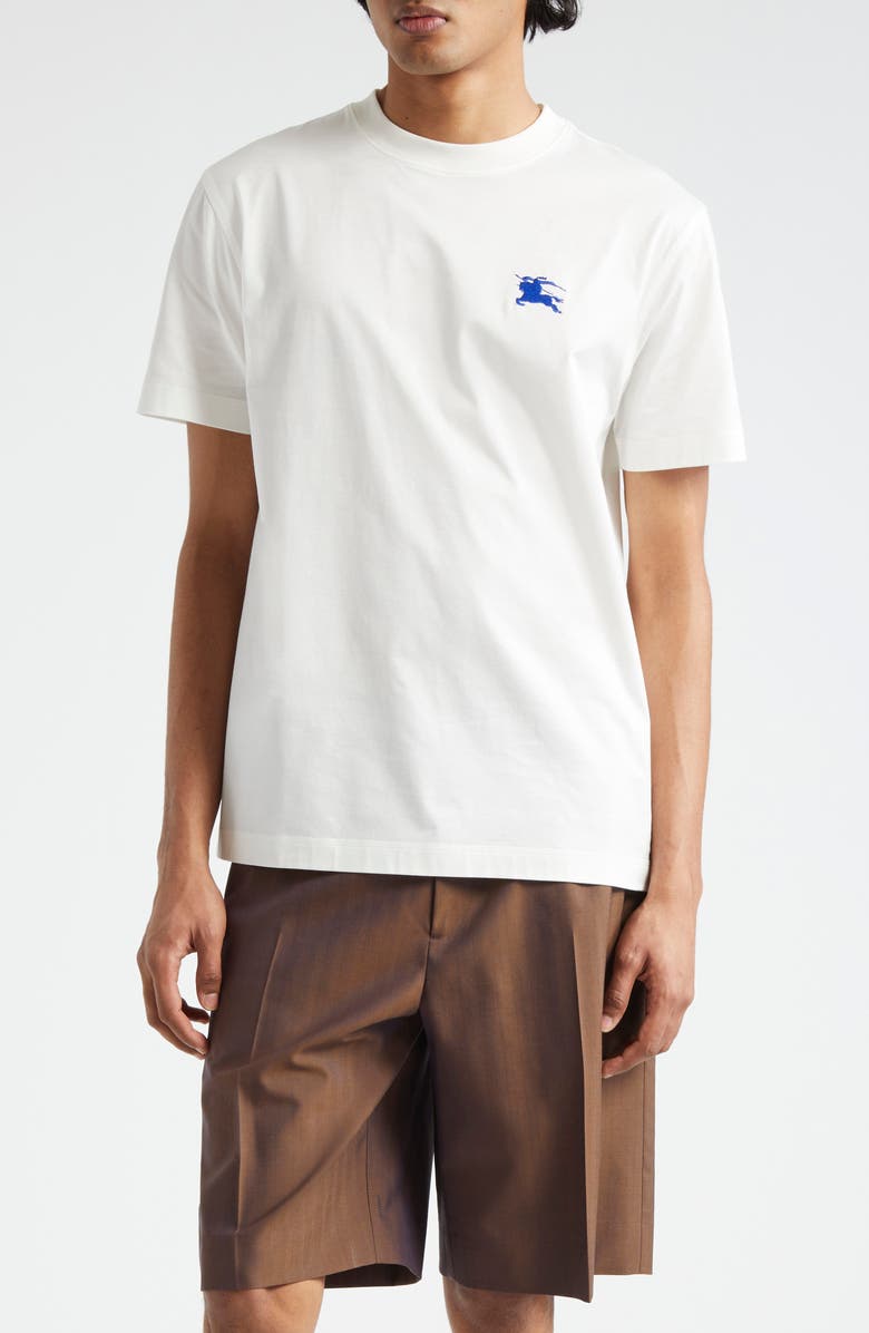 Burberry Embroidered Logo Cotton T-Shirt | Nordstrom