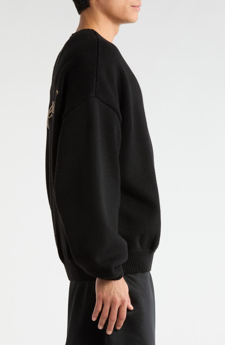 Fear of God Essentials Waffle Knit Crewneck Sweater | Nordstrom
