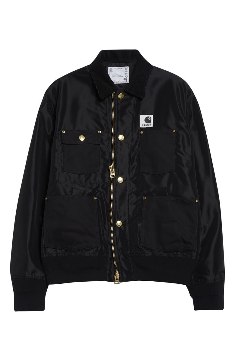 Sacai Carhartt WIP Nylon Twill & Duck Canvas Blouson Jacket