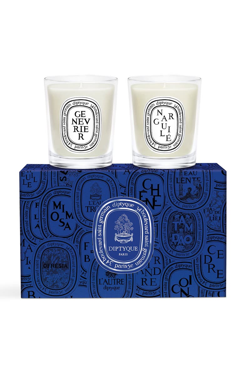 Diptyque Narguilé & Genévrier (Juniper) - Set of 2 Small Candles