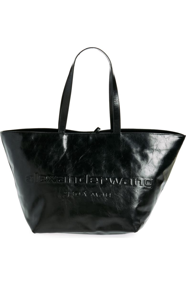 Alexander Wang Punch Crinkled Leather Tote | Nordstrom