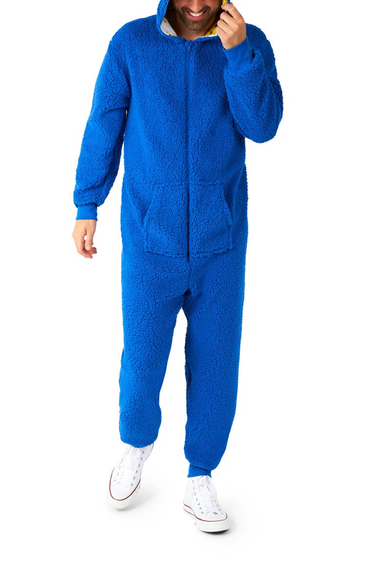 OppoSuits Sesame Street® Cookie Monster Hooded Long Sleeve Fleece