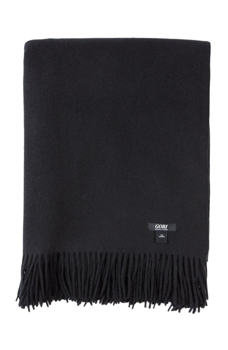 GOBI Mongolian Cashmere Large Blanket With Fringe | Nordstrom