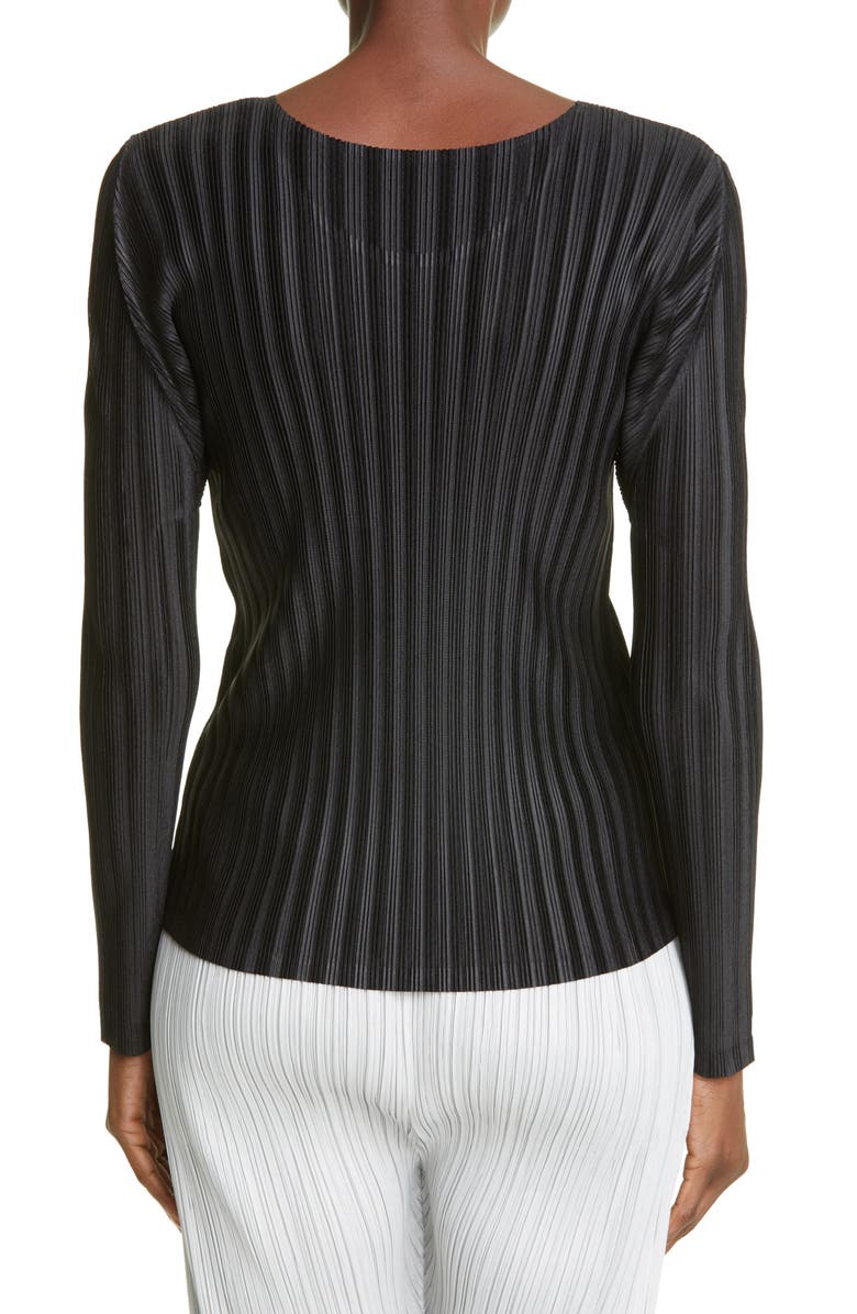 Pleats Please Issey Miyake Pleated Long Sleeve Top | Nordstrom