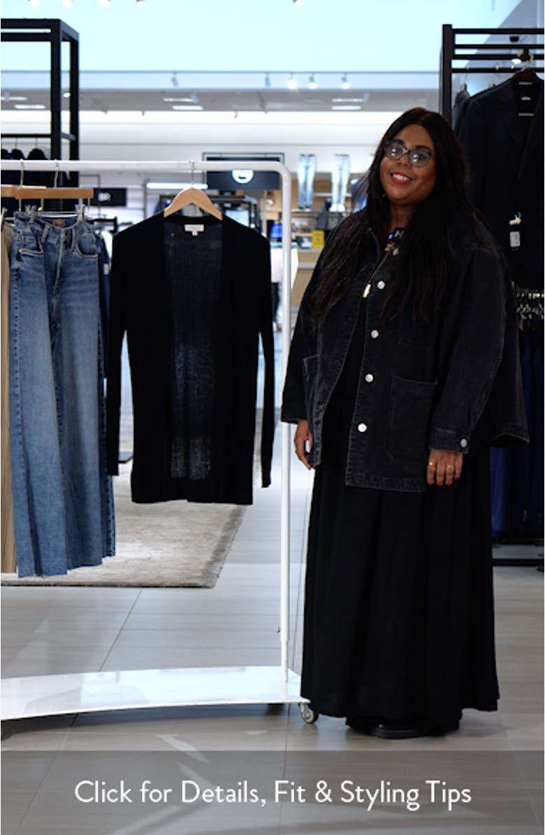 matty m. Colfax Longline Open Front Cardigan | Nordstrom