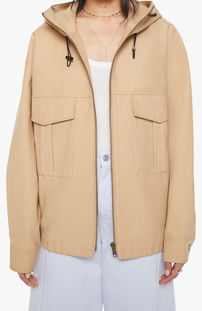 MOTHER The Light Drizzle Hooded Cotton Jacket | Nordstrom