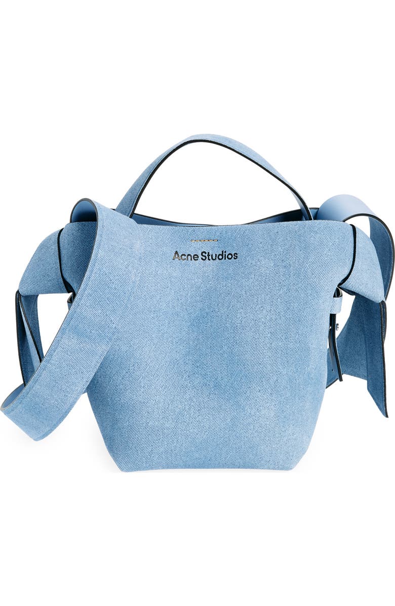 Acne Studios Mini Musubi Suede Crossbody Bucket Bag | Nordstrom