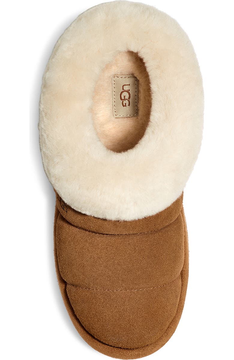 UGG® Tazzlita Genuine Shearling Trim Platform Slipper (Women