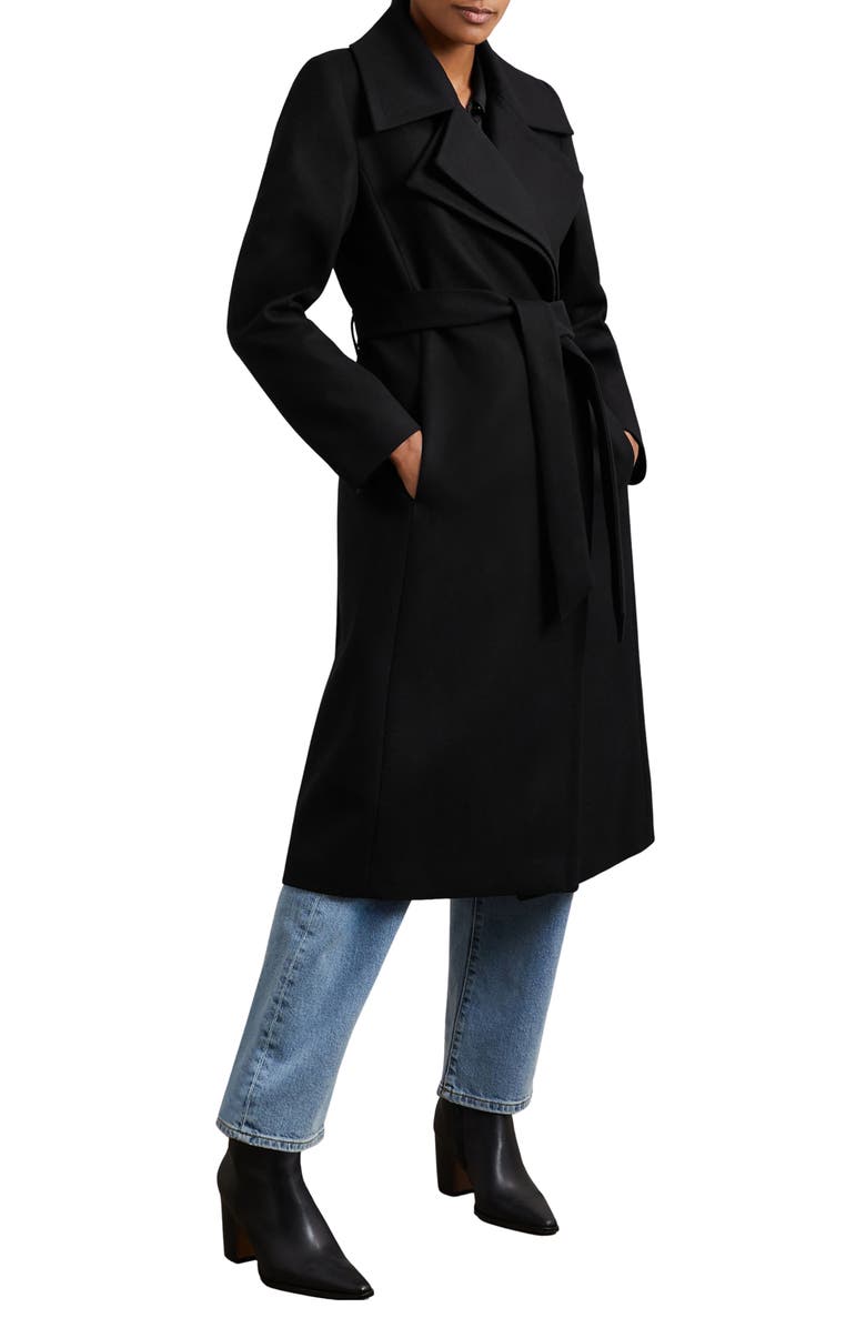 Reiss Odette Wool Blend Wrap Coat | Nordstrom