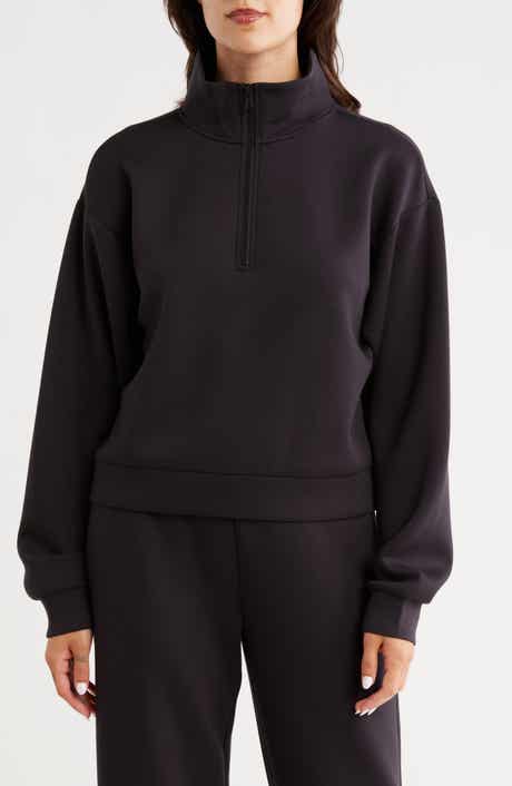 Z by Zella Whisper Knit Turtleneck Sweatshirt | Nordstromrack