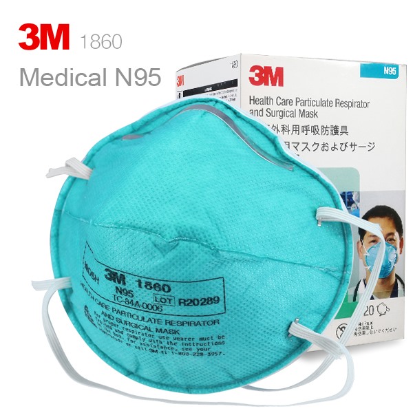 3M 1860 N95 Mask NIOSH Surgical N95 Respirator - N95 In Stock