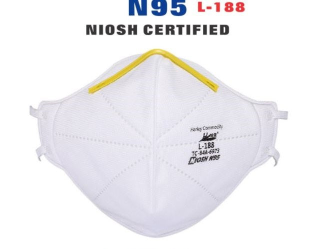 N95 NIOSH Masks Harley Soft Shell L-188 (20 Pack) — N95 Medical