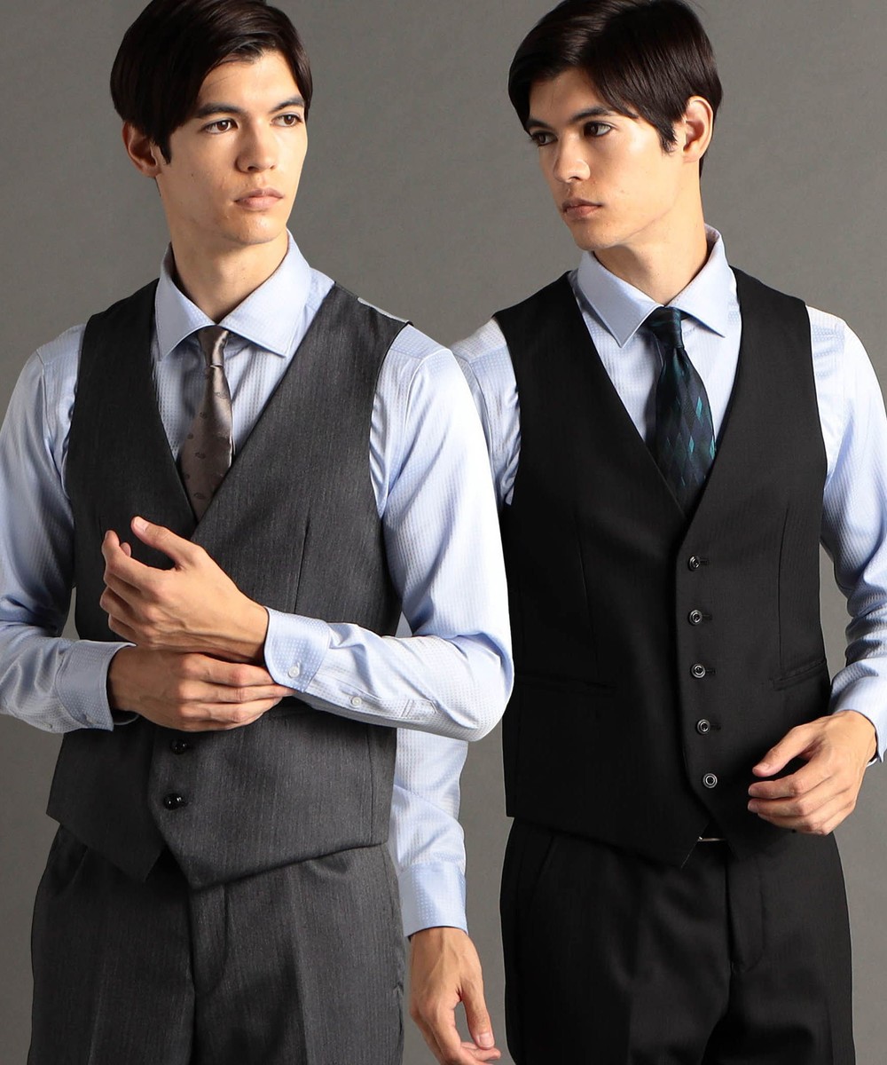 シャドーヘリンボン リバーシブルベスト｜ベスト｜ニコル公式通販