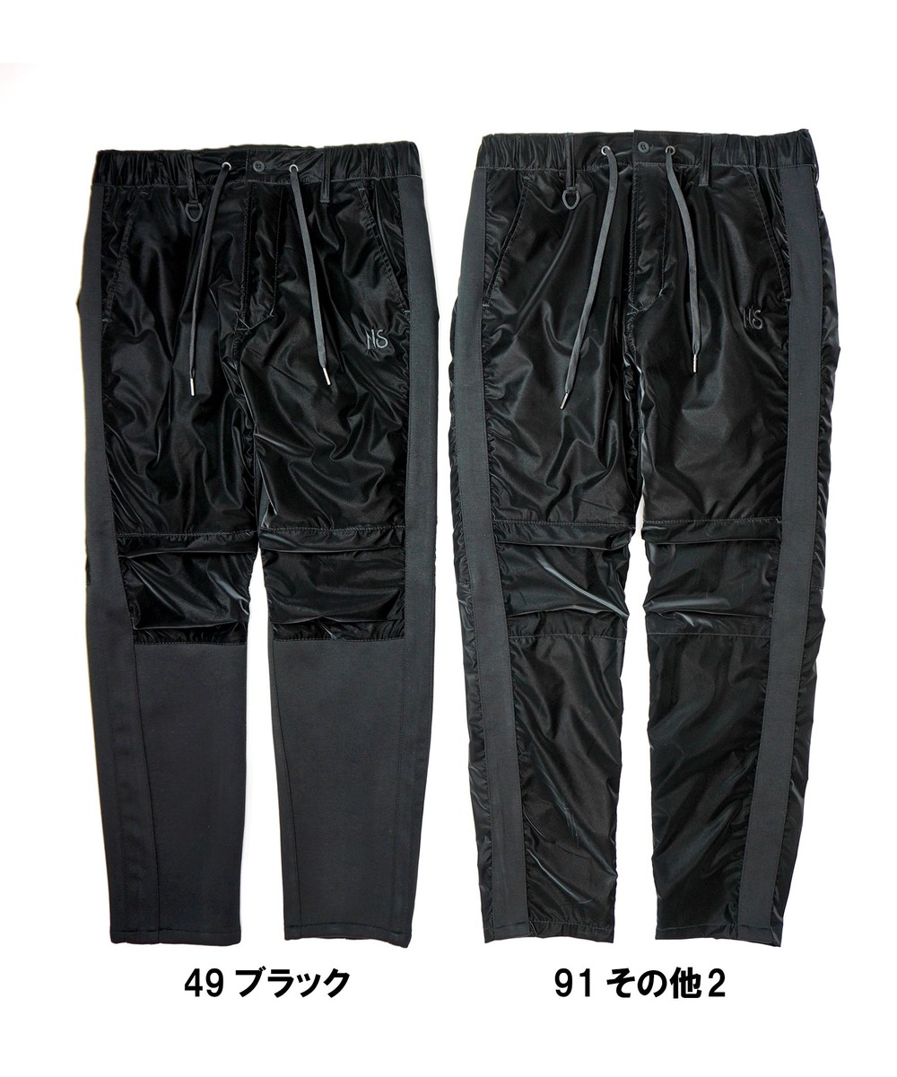 23年モデル EC限定再販売】3Dフェイクレザーパテッドライダースパンツ