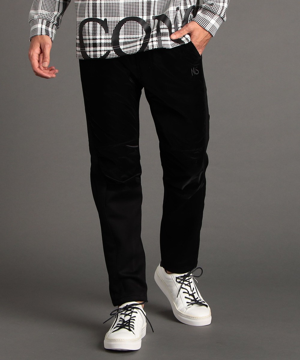 23年モデル EC限定再販売】3Dフェイクレザーパテッドライダースパンツ