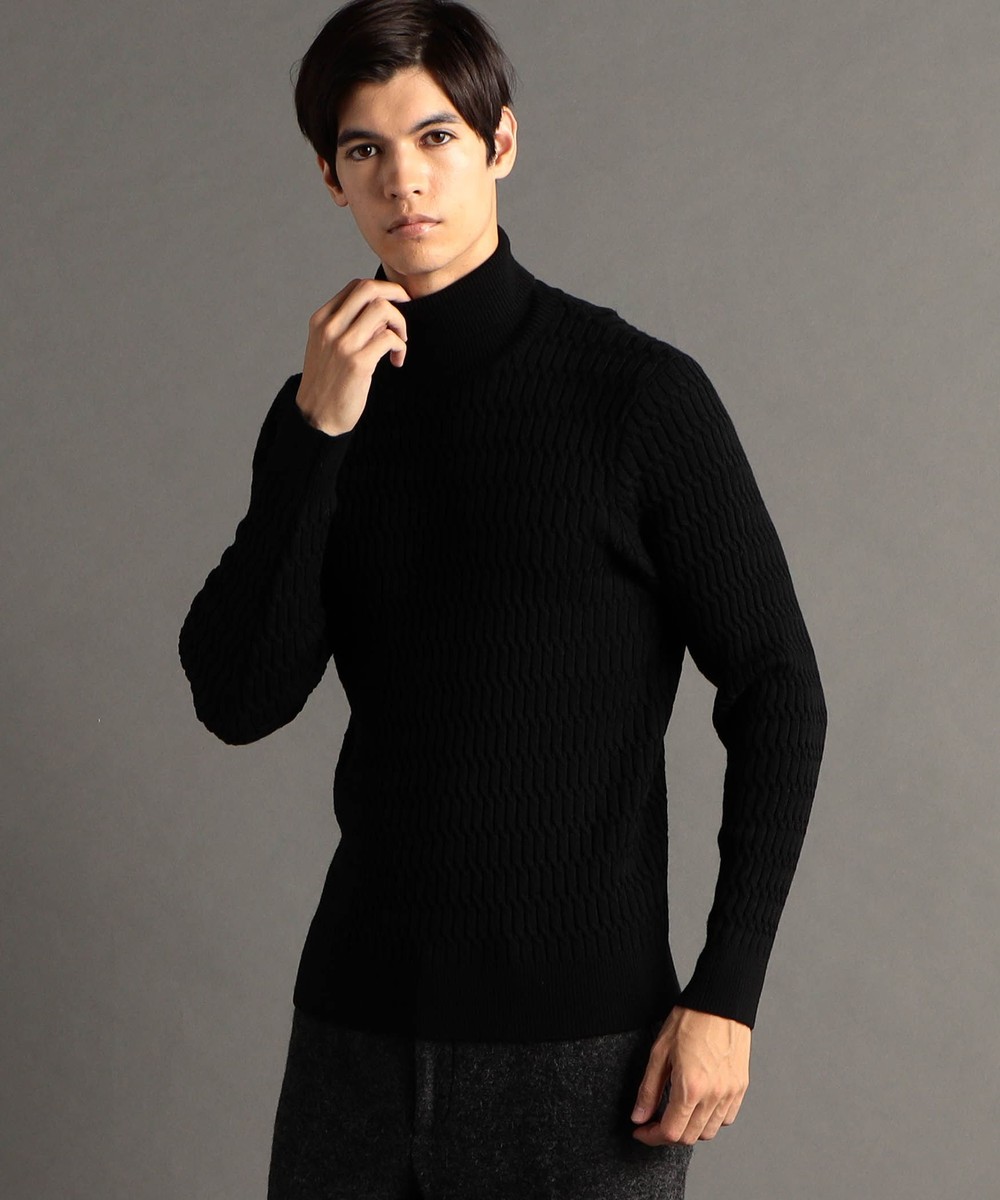 ex/tra】ケーブル タートルネックニット｜プルオーバー｜ニコル公式